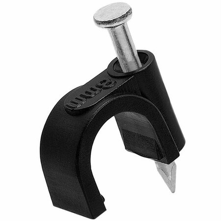 CMPLE Cable Clips for RG6 8 mm - Black, 100PK 194-N